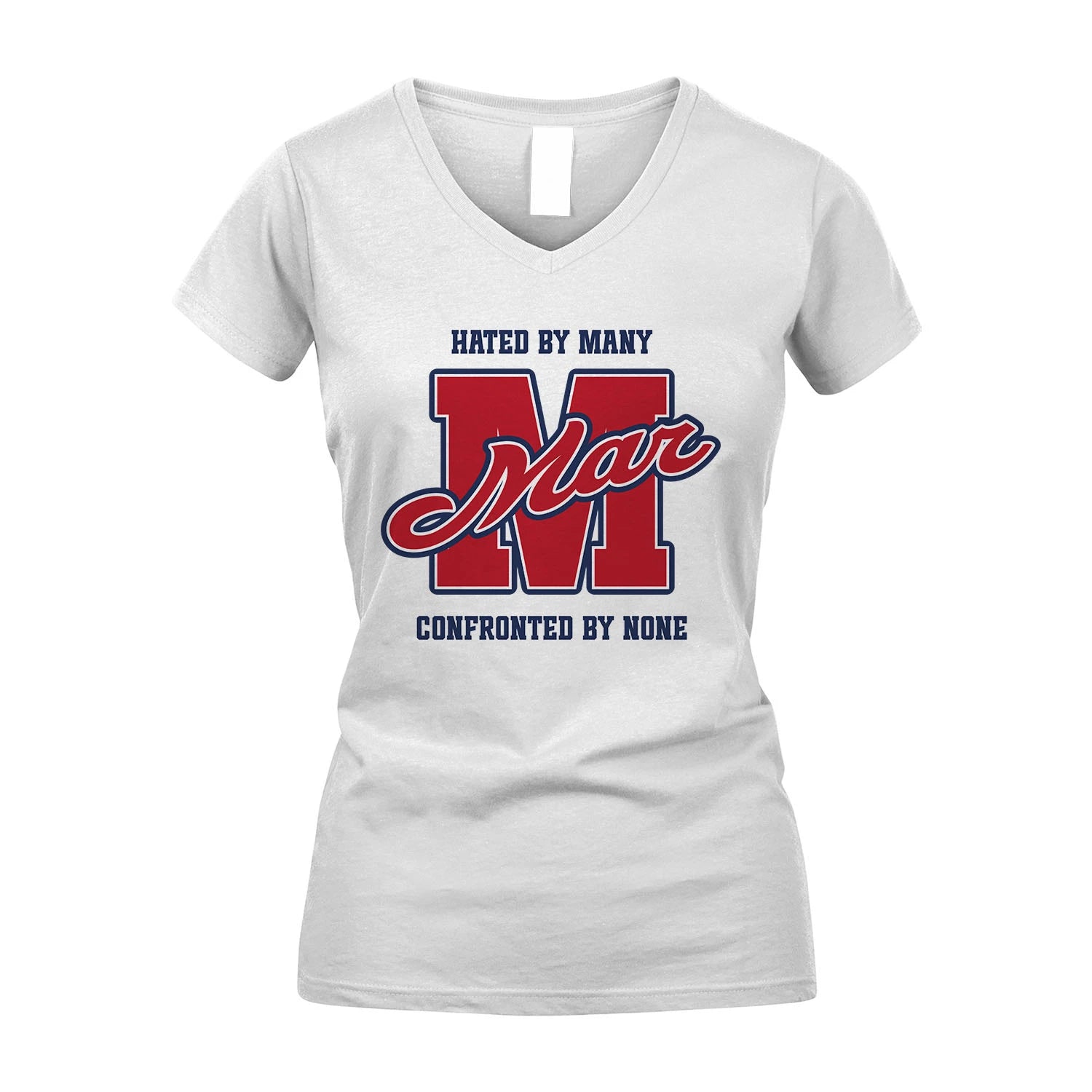 Hated By Many Confronted By None Personalized Name Shirt MAR M1-8