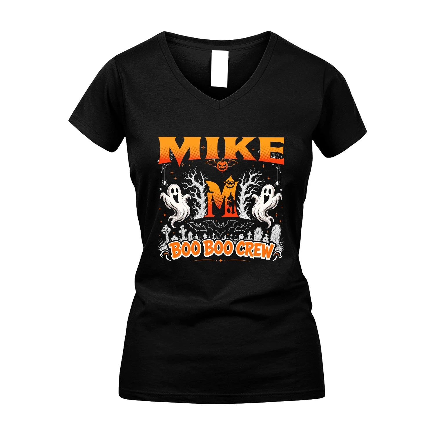 Boo Boo Crew Halloween Custom Name Shirt MIKE M1-28