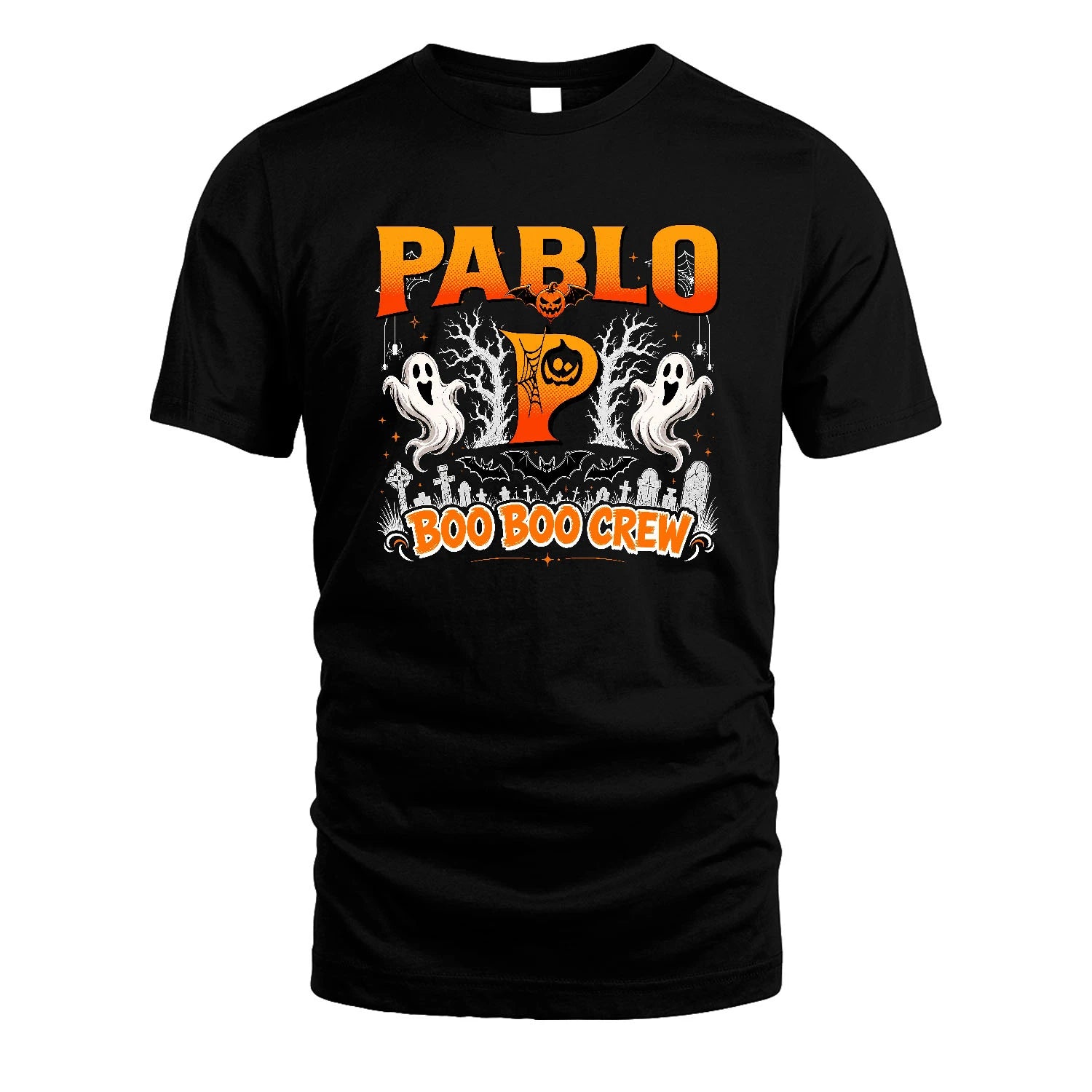 Boo Boo Crew Halloween Custom Name Shirt PABLO M1-28