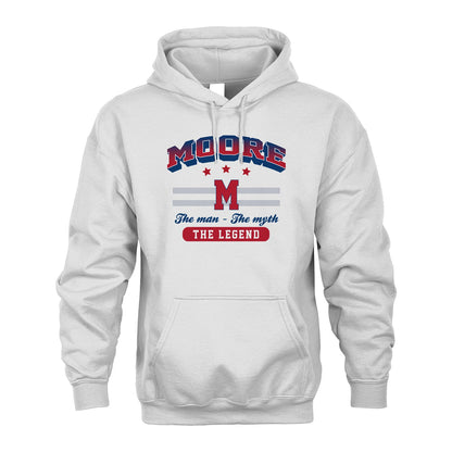 The Man The Myth The Legend With Your Name Shirt MOORE M1-35