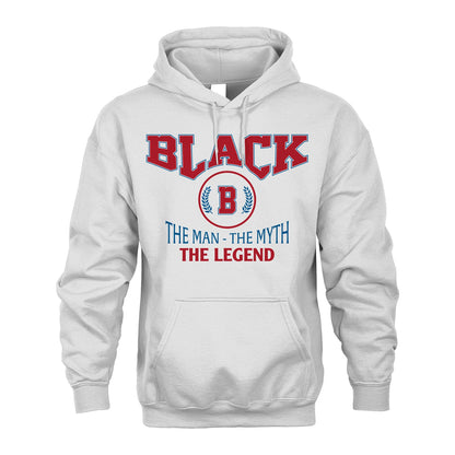 The Man The Myth The Legend Jet Style Shirt BLACK M1-9
