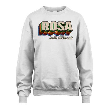 Your Name Built Different Retro Shirt ROSA M1-26