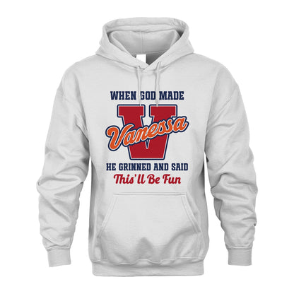 God Made Your Name Custom Shirt VANESSA M1-16