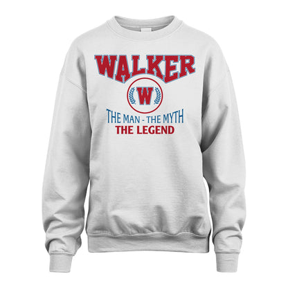 The Man The Myth The Legend Jet Style Shirt WALKER M1-9