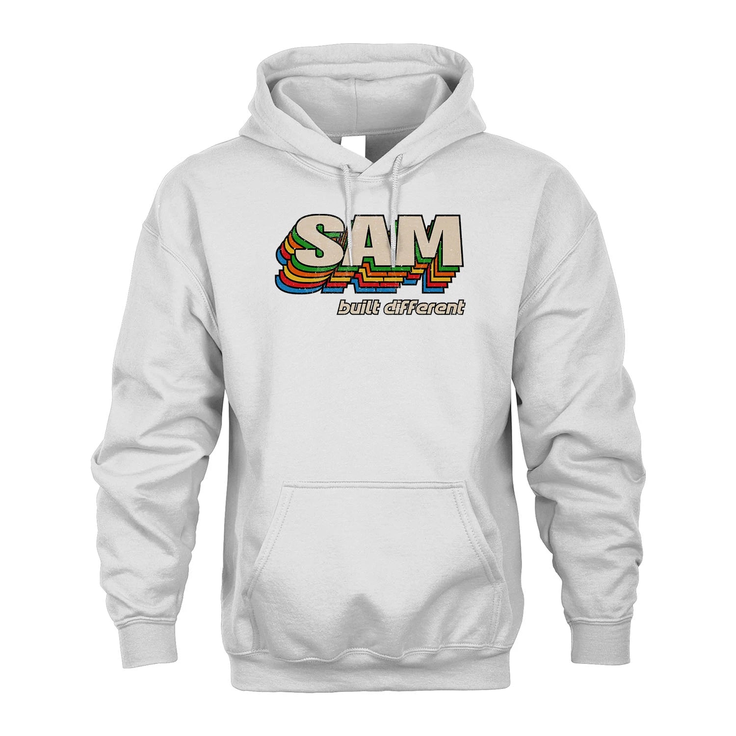 Your Name Built Different Retro Shirt SAM M1-26