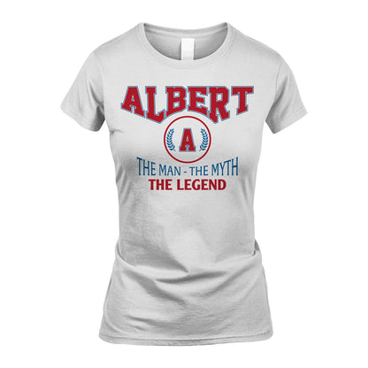 The Man The Myth The Legend Jet Style Shirt ALBERT M1-9