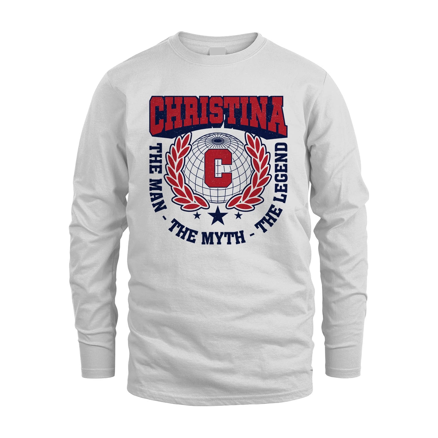 The Man The Myth The Legend Logo Shirt CHRISTINA M1-30