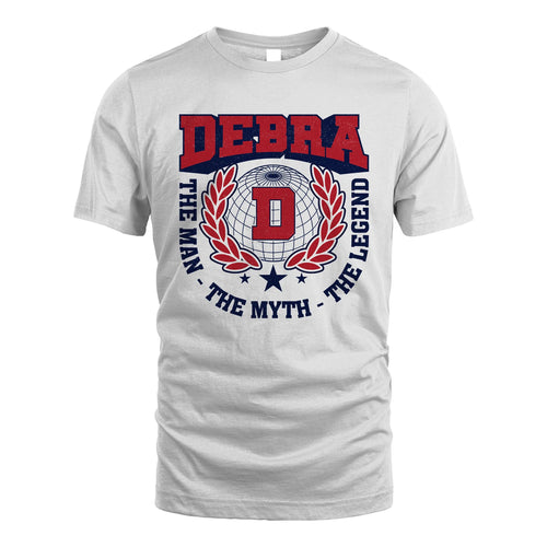 The Man The Myth The Legend Logo Shirt DEBRA M1-30