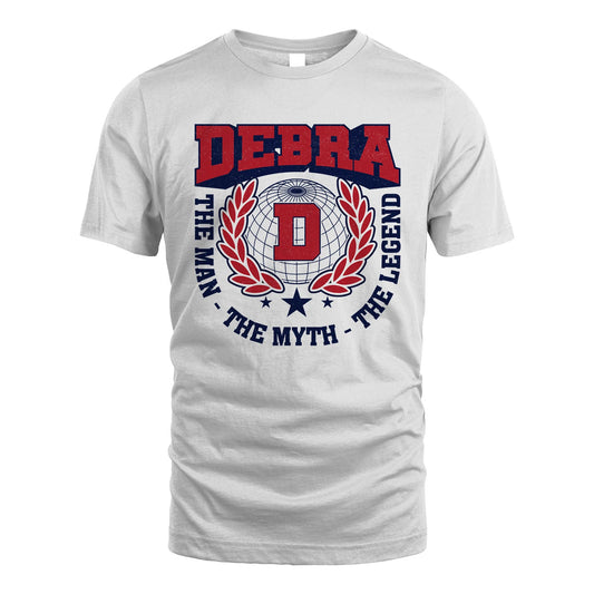 The Man The Myth The Legend Logo Shirt DEBRA M1-30