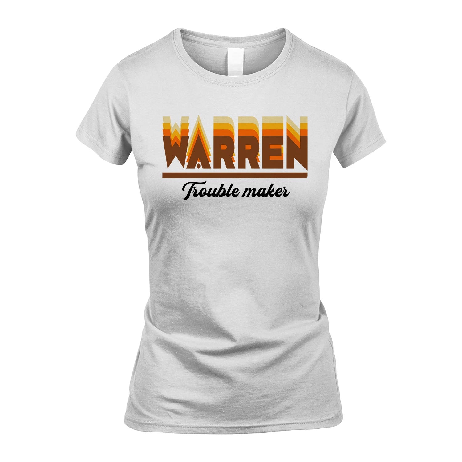 Your Name Trouble Maker Funny Shirt WARREN M1-34