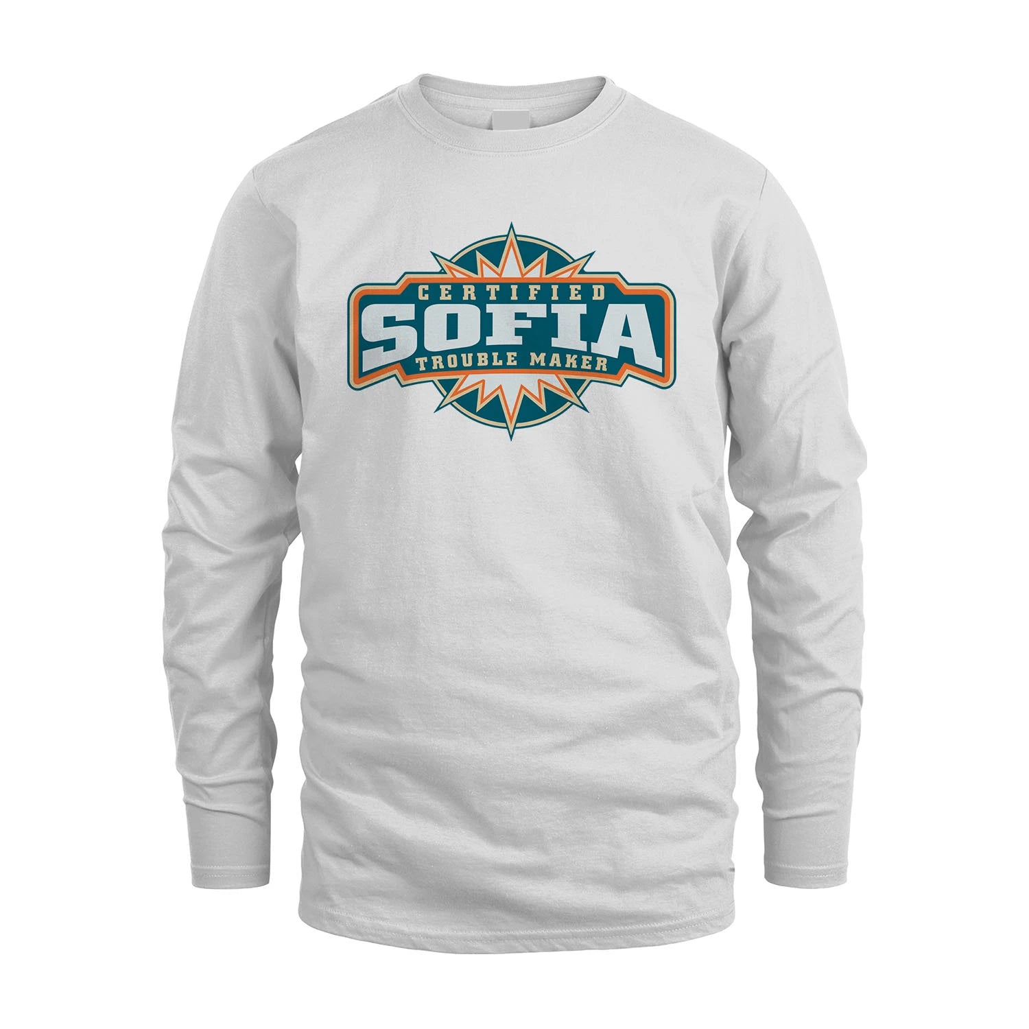 Certified Your Name Trouble Maker Shirt SOFIA M1-36