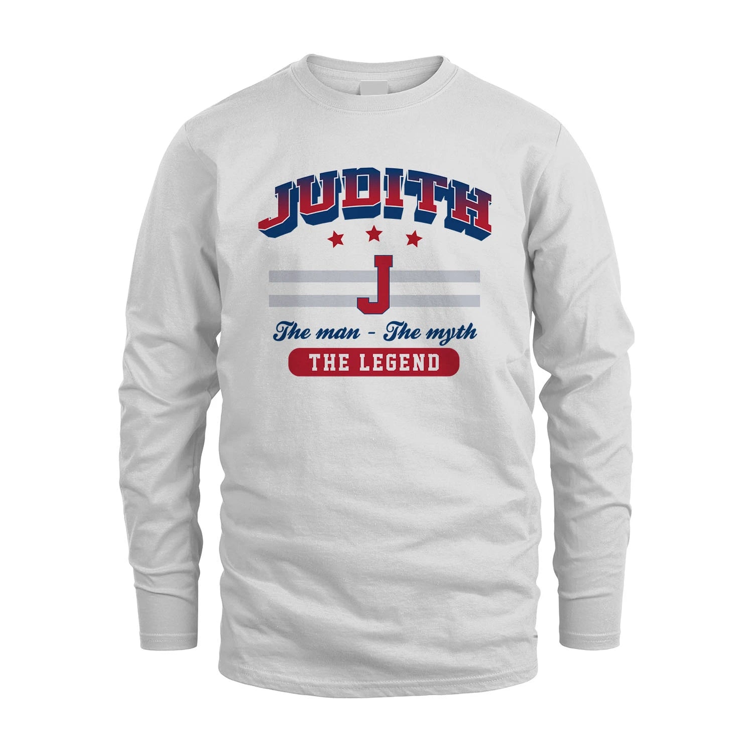 The Man The Myth The Legend With Your Name Shirt JUDITH M1-35