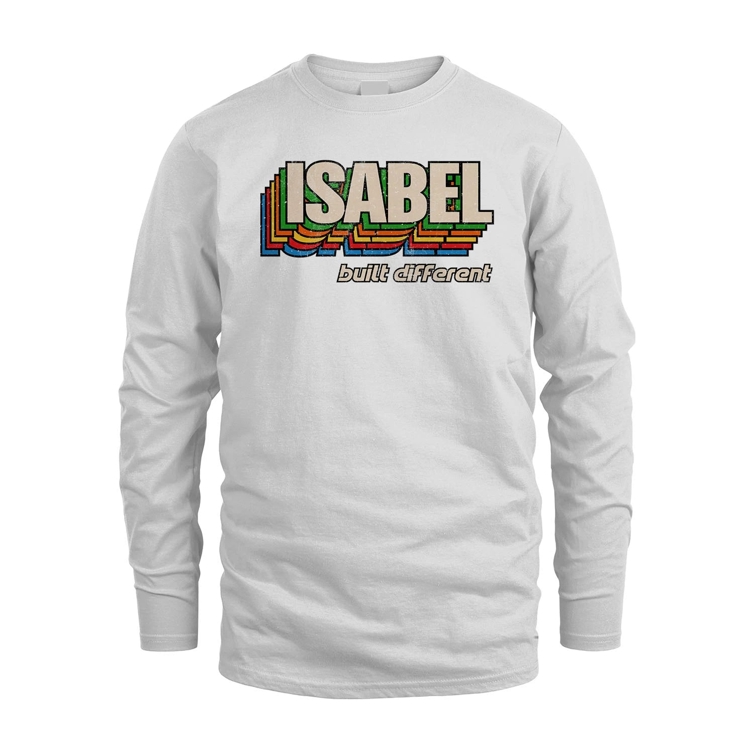 Your Name Built Different Retro Shirt ISABEL M1-26