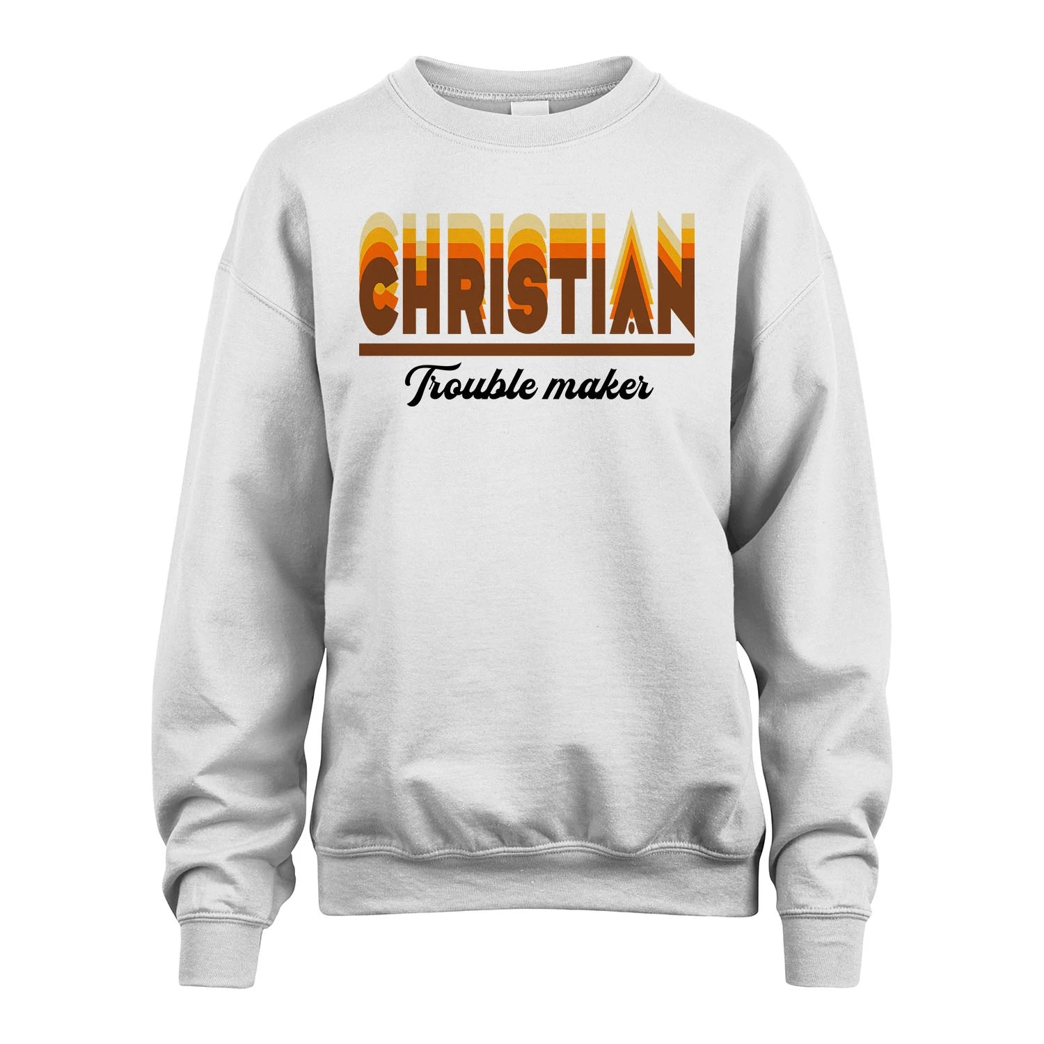 Your Name Trouble Maker Funny Shirt CHRISTIAN M1-34