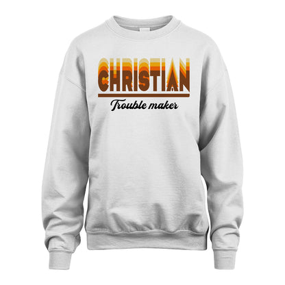 Your Name Trouble Maker Funny Shirt CHRISTIAN M1-34