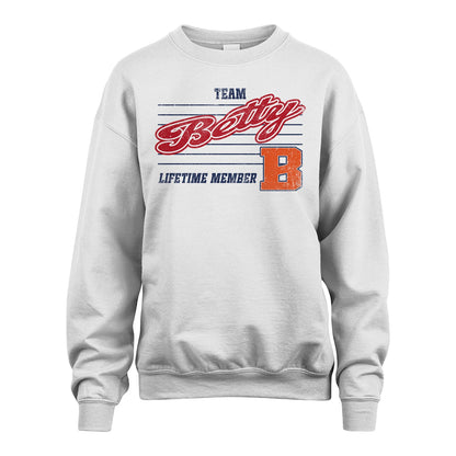 Team Your Name Lifetime Member Vintage Shirt BETTY M1-24