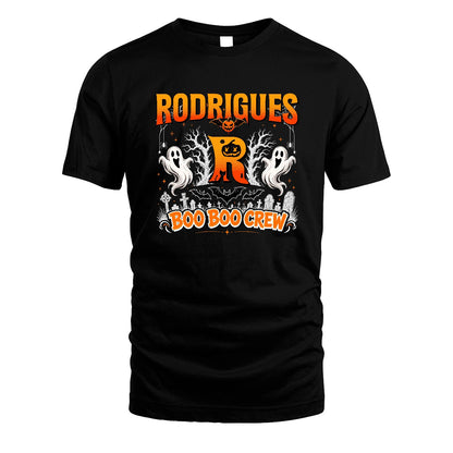 Boo Boo Crew Halloween Custom Name Shirt RODRIGUES M1-28