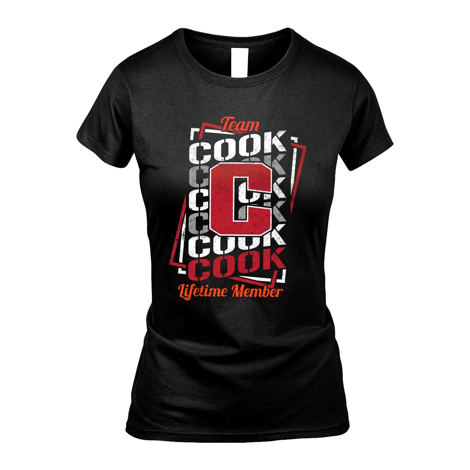 Team Your Name Lifetime Member Sporty Shirt COOK M1-25