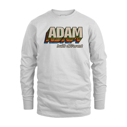 Your Name Built Different Retro Shirt ADAM M1-26