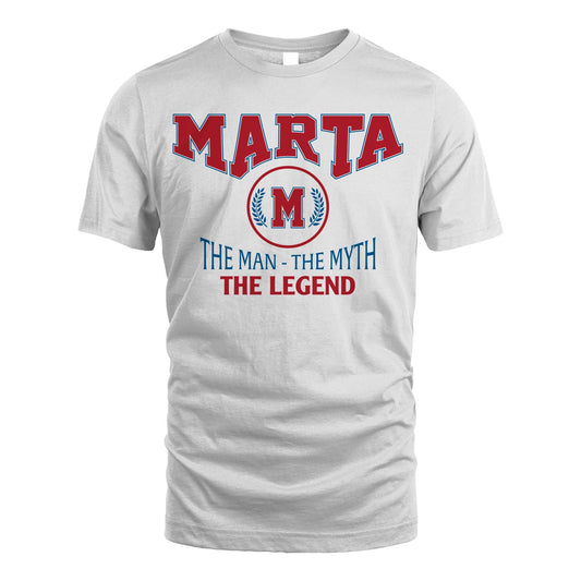 The Man The Myth The Legend Jet Style Shirt MARTA M1-9