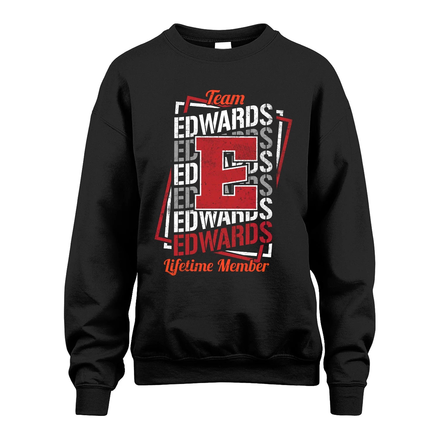 Team Your Name Lifetime Member Sporty Shirt EDWARDS M1-25