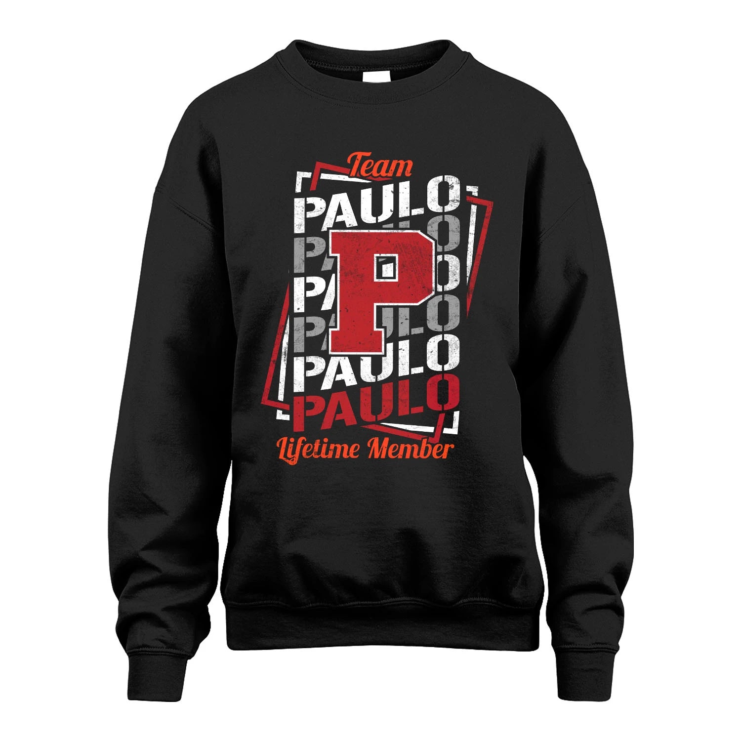 Team Your Name Lifetime Member Sporty Shirt PAULO M1-25