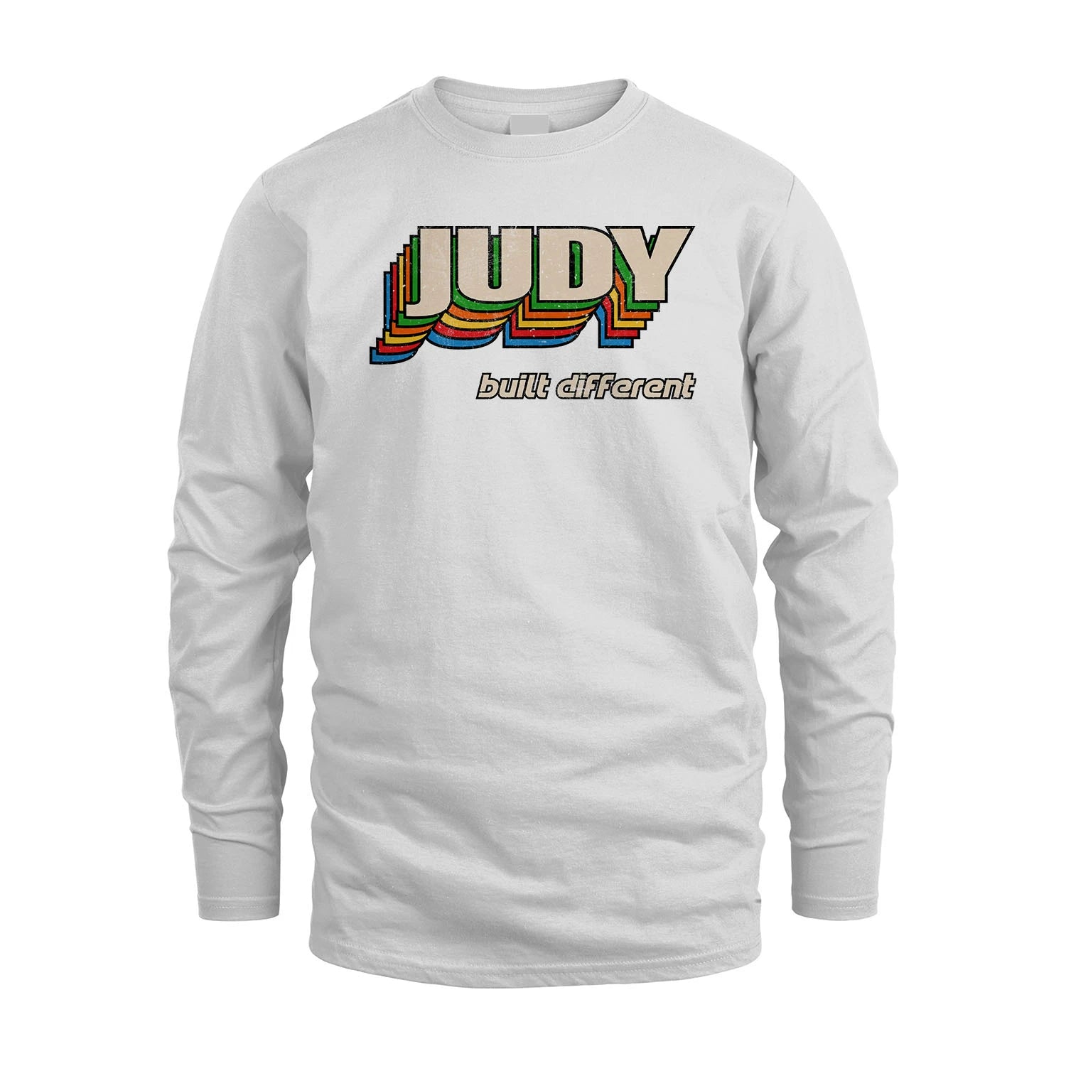Your Name Built Different Retro Shirt JUDY M1-26