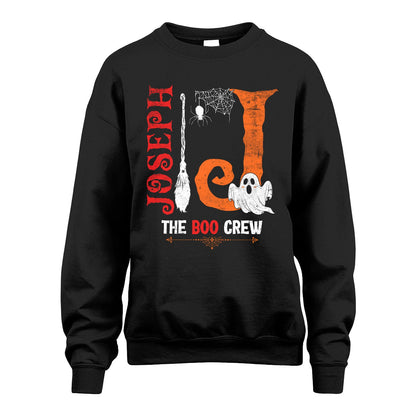 The Boo Crew Halloween With Your Name Shirt JOSEPH M1-23