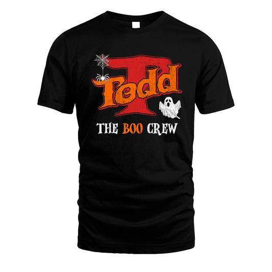 The Boo Crew Halloween Custom Name Shirt TODD M1-22