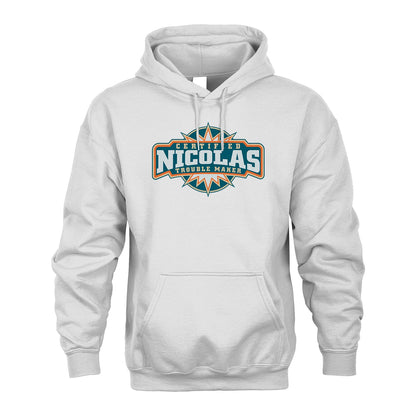 Certified Your Name Trouble Maker Shirt NICOLAS M1-36