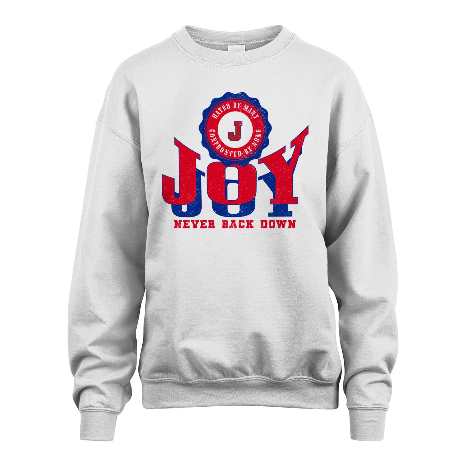 Your Name Never Back Down Shirt JOY M1-33