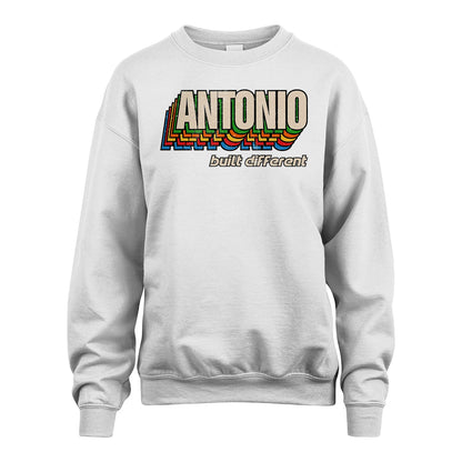 Your Name Built Different Retro Shirt ANTONIO M1-26