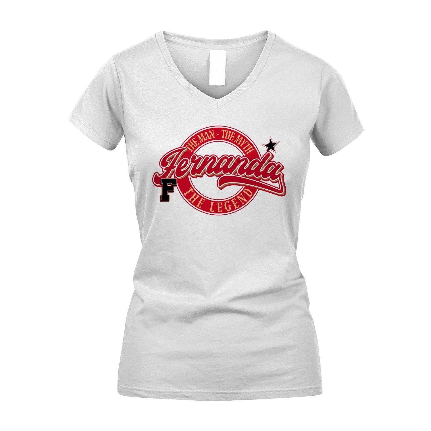 The Man The Myth The Legend Sporty Shirt FERNANDA M1-14