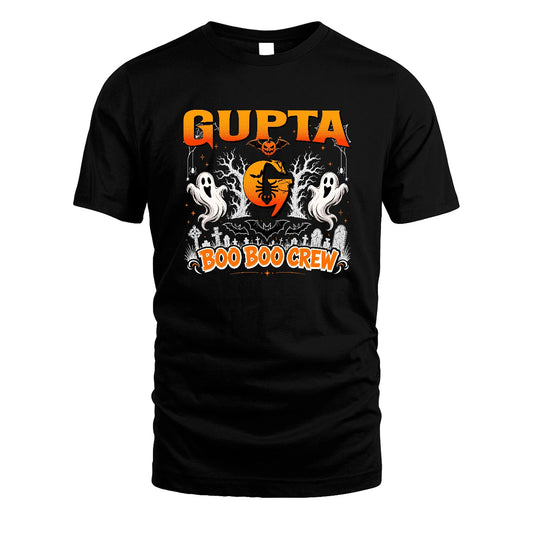 Boo Boo Crew Halloween Custom Name Shirt GUPTA M1-28
