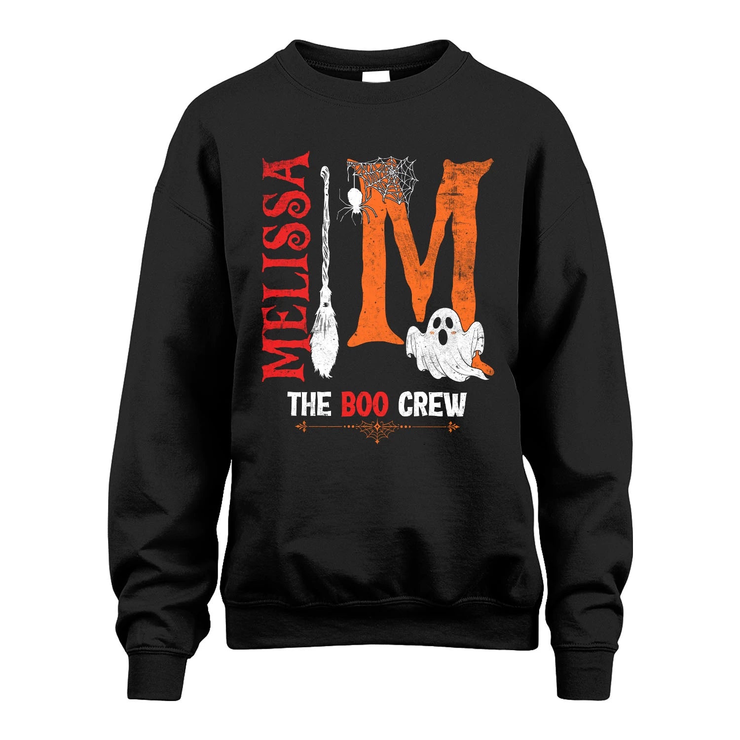 The Boo Crew Halloween With Your Name Shirt MELISSA M1-23