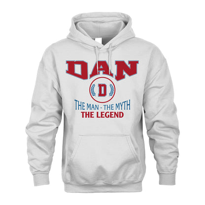 The Man The Myth The Legend Jet Style Shirt DAN M1-9