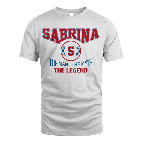 The Man The Myth The Legend Jet Style Shirt SABRINA M1-9