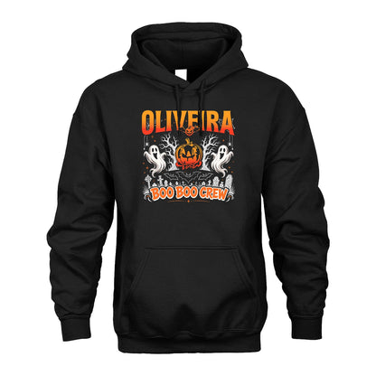 Boo Boo Crew Halloween Custom Name Shirt OLIVEIRA M1-28