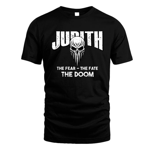 The Fear The Fate The Doom Skull Shirt JUDITH M1-39