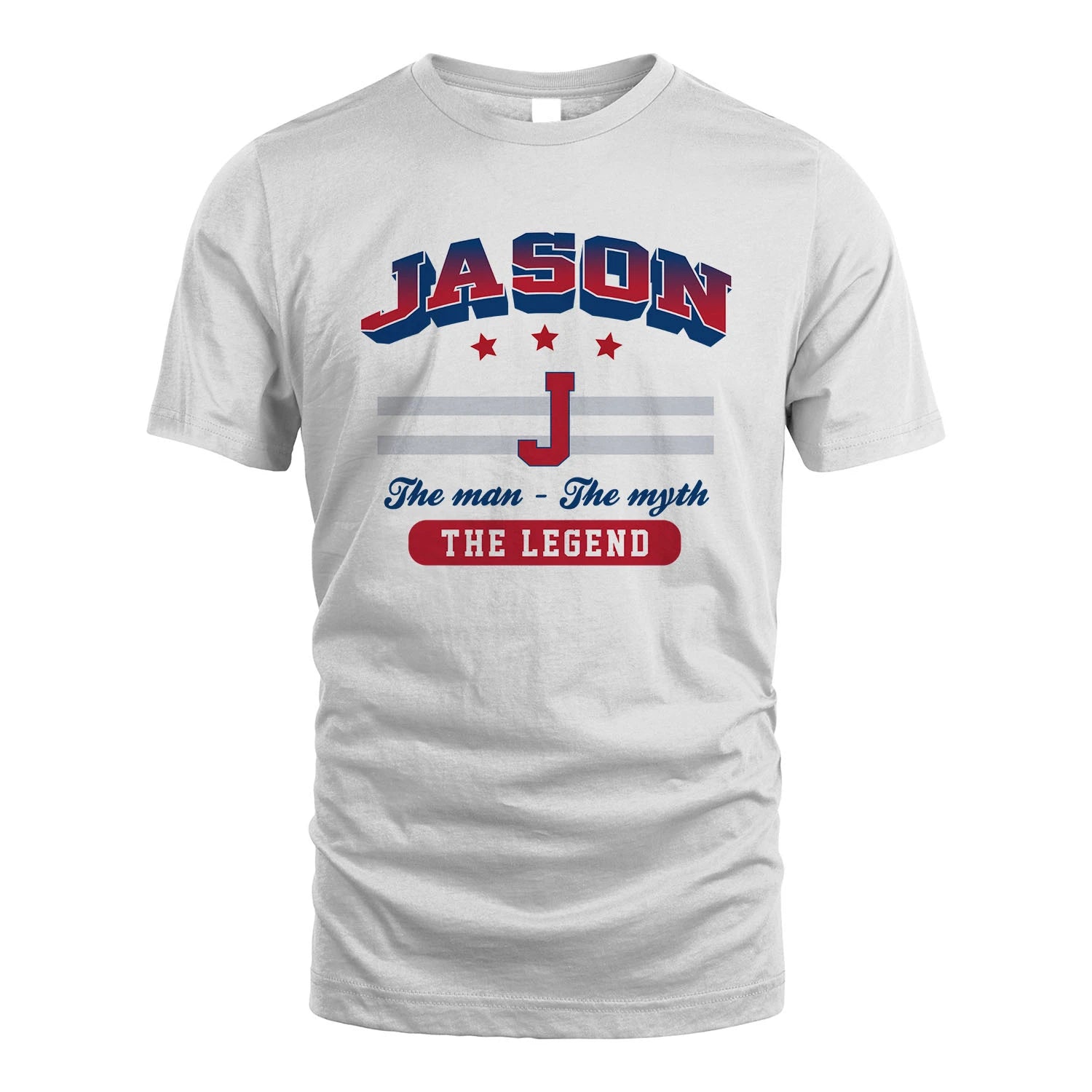The Man The Myth The Legend With Your Name Shirt JASON M1-35