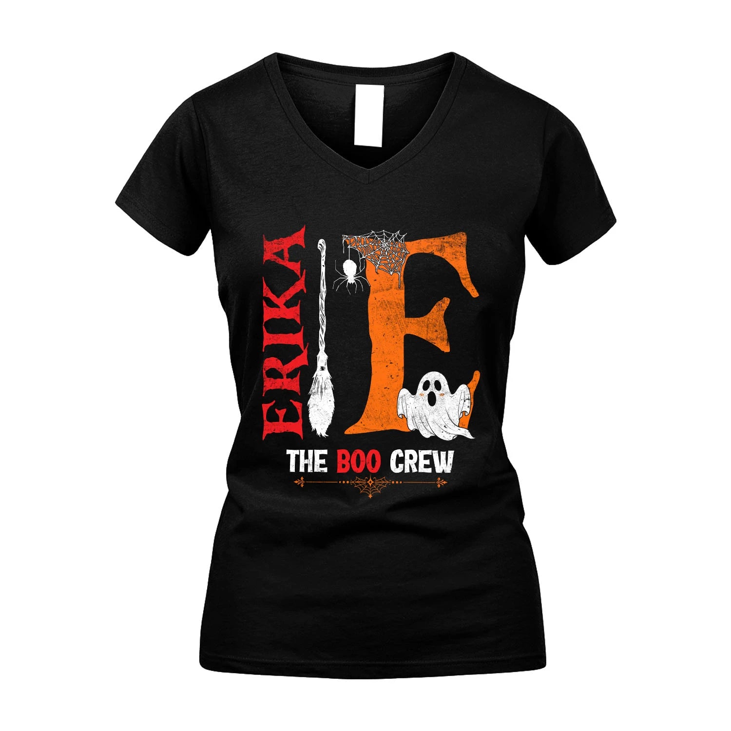 The Boo Crew Halloween With Your Name Shirt ERIKA M1-23