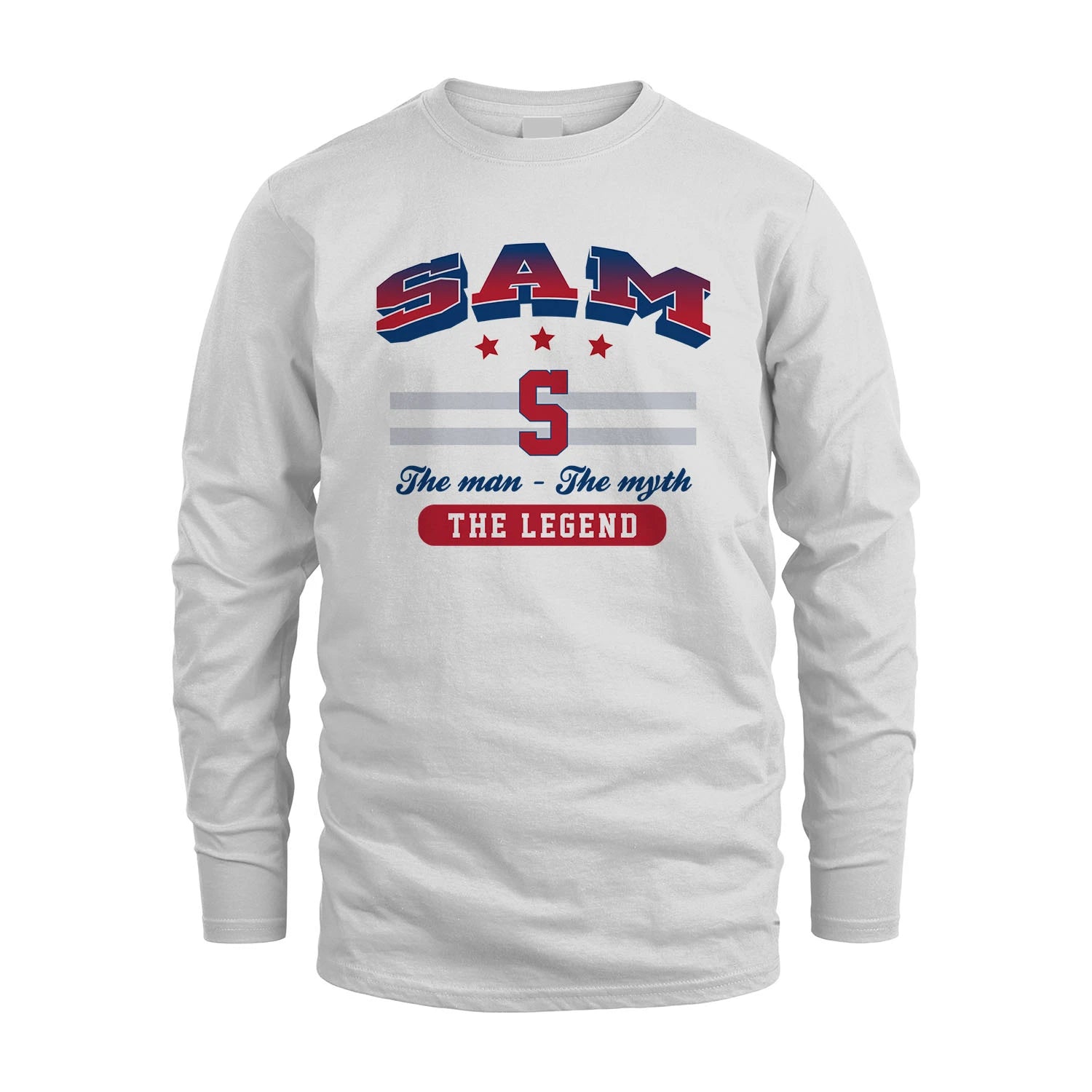 The Man The Myth The Legend With Your Name Shirt SAM M1-35