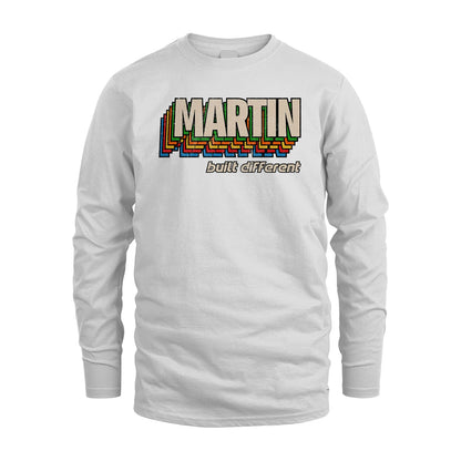 Your Name Built Different Retro Shirt MARTIN M1-26
