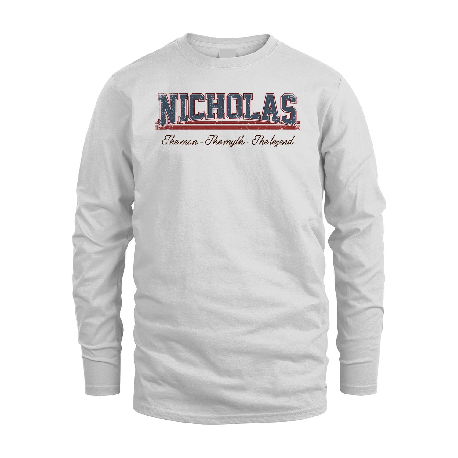 The Man The Myth The Legend Vintage Shirt NICHOLAS M1-6