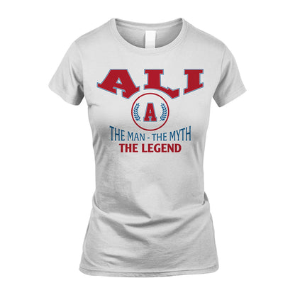 The Man The Myth The Legend Jet Style Shirt ALI M1-9