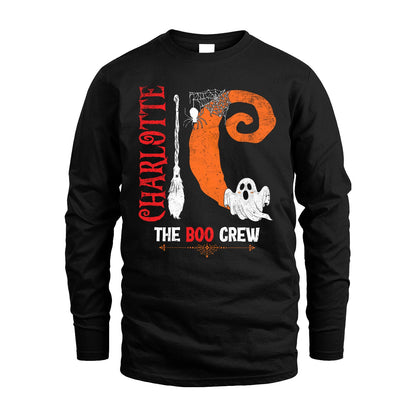 The Boo Crew Halloween With Your Name Shirt CHARLOTTE M1-23