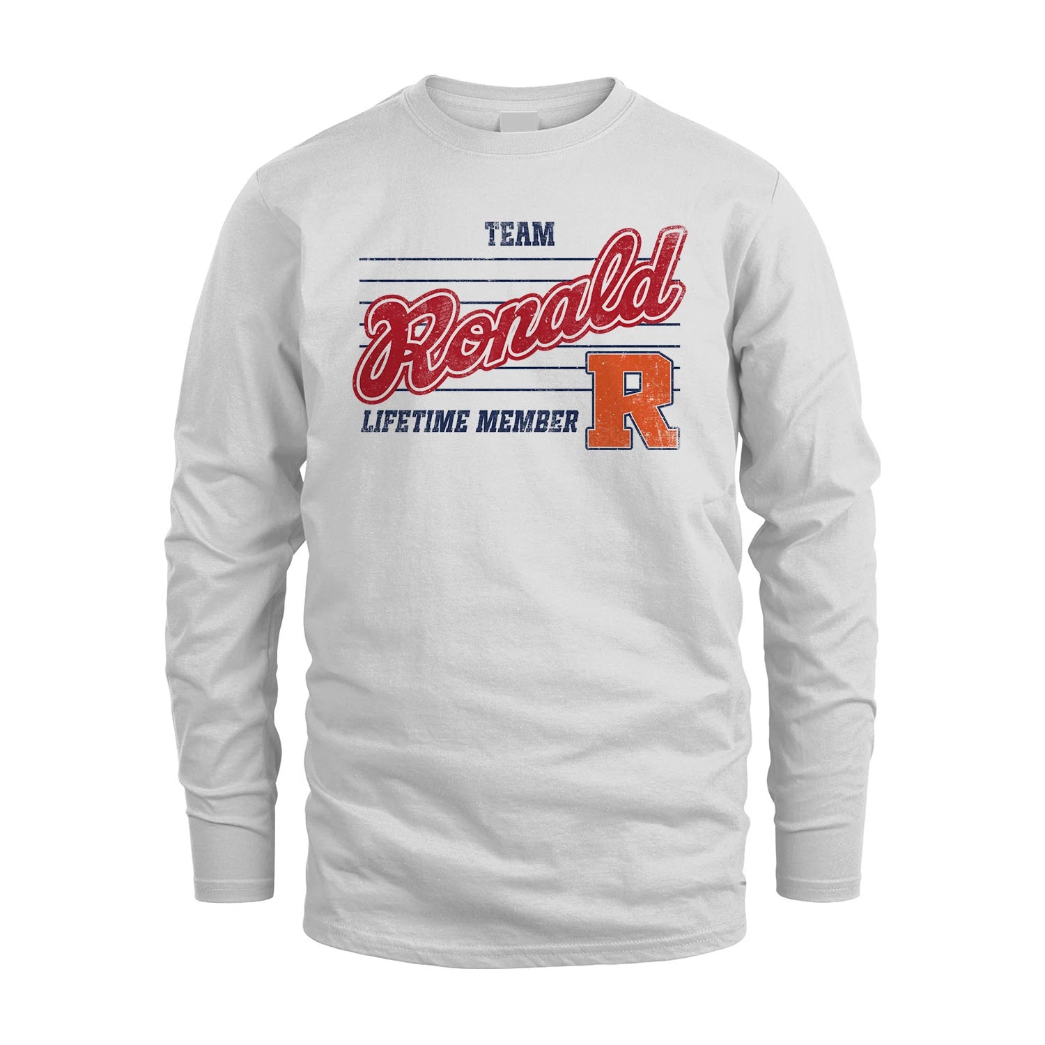 Team Your Name Lifetime Member Vintage Shirt RONALD M1-24