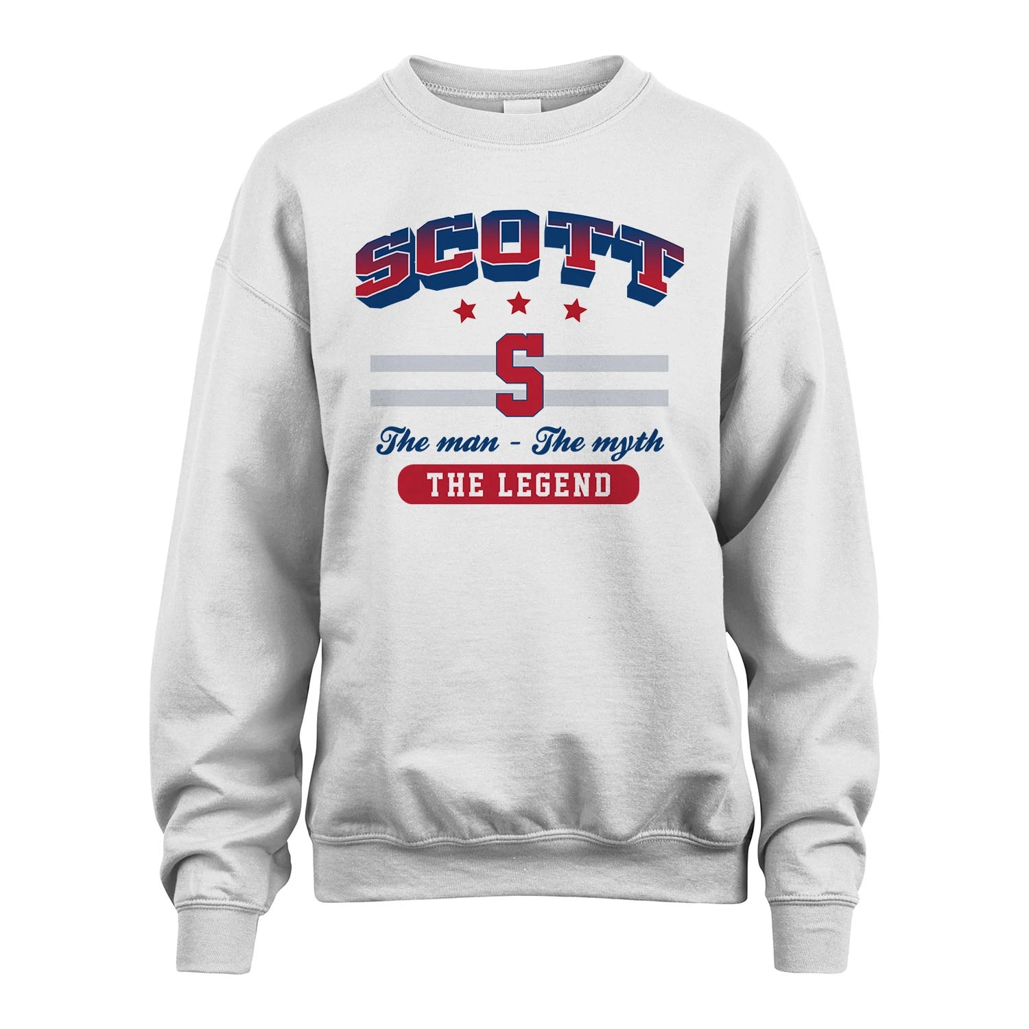 The Man The Myth The Legend With Your Name Shirt SCOTT M1-35