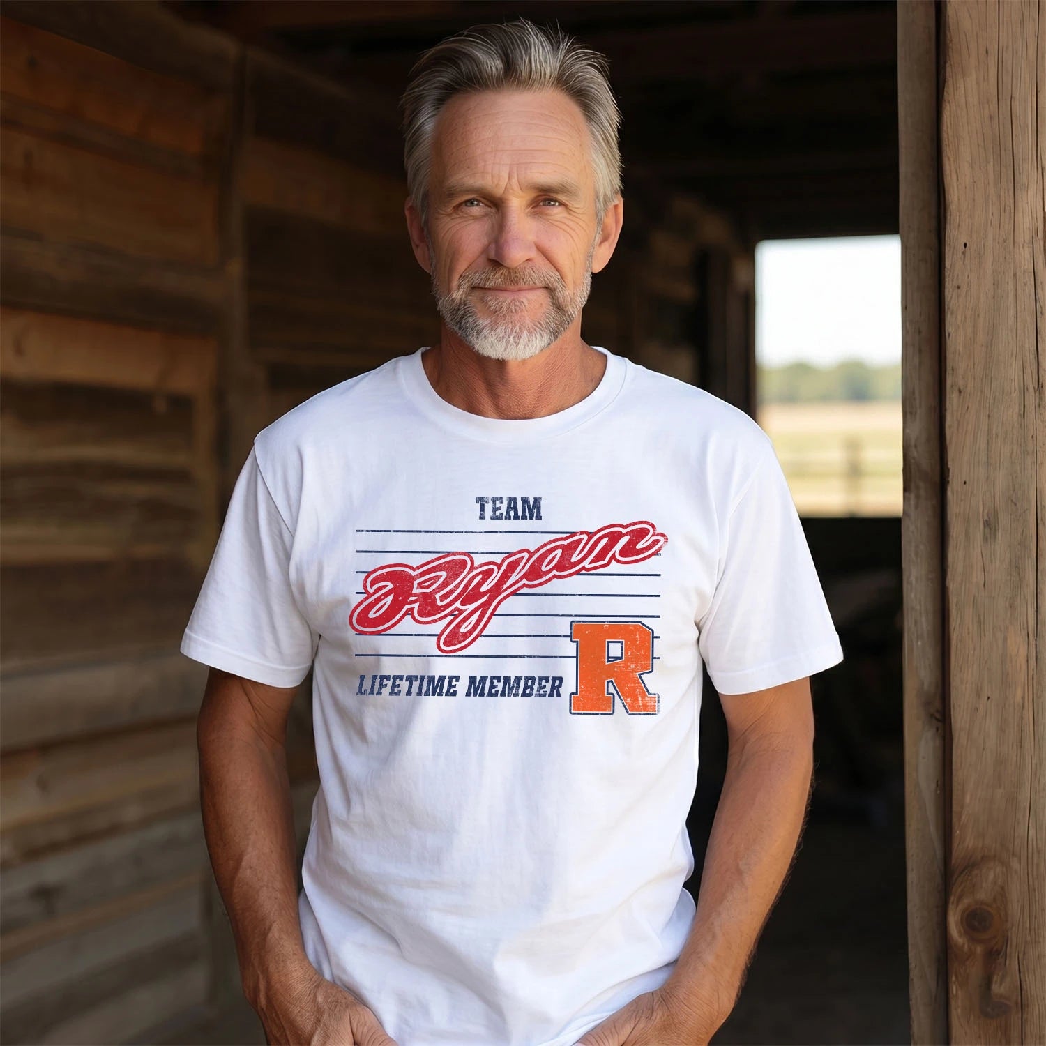 Team Your Name Lifetime Member Vintage Shirt RYAN M1-24