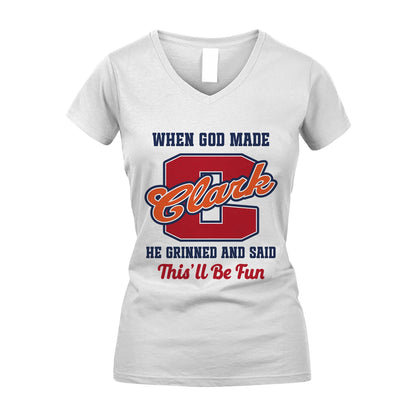 God Made Your Name Custom Shirt CLARK M1-16